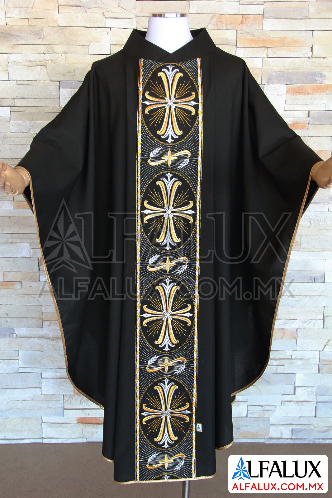 09 SAN ANTONIO Casulla Alfalux Central Negro 100 (0)